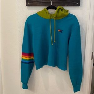 aviator nation crop sweatshirt